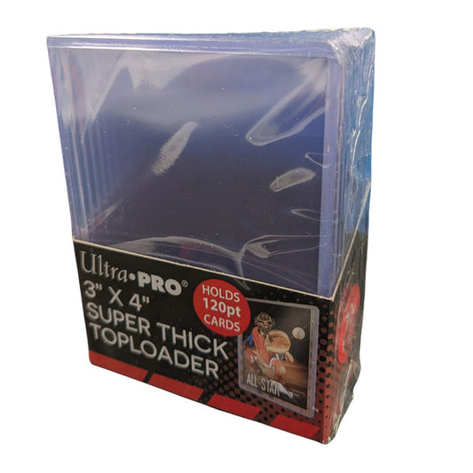 120pt Ultra Pro Toploaders Super Thick 3x4 Inch 10 Pack