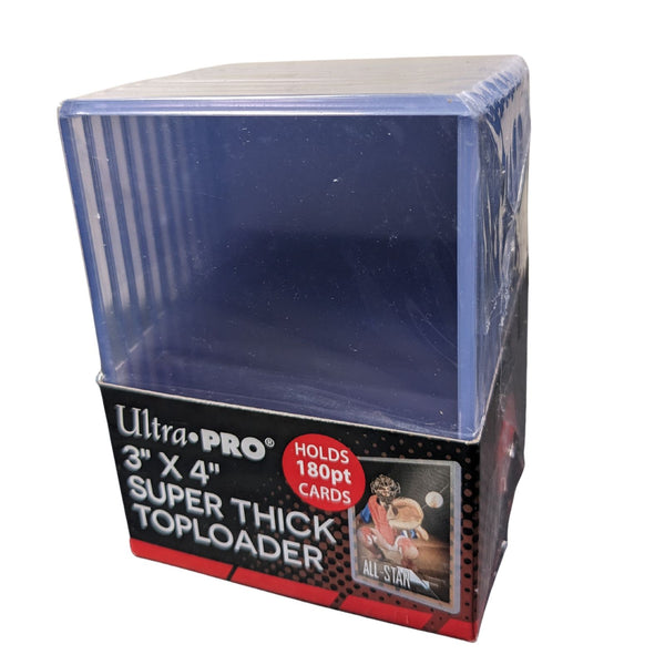 180pt Ultra Pro Toploaders Super Thick 3x4 Inch 10 Pack