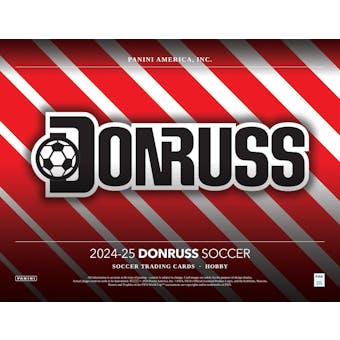 Due 24/1/25 -2024/25 Panini Donruss Soccer Hobby Box (Pre Order)