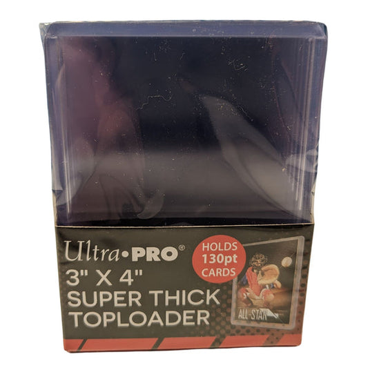 130pt Ultra Pro Toploaders 3x4 Inch 10 Pack