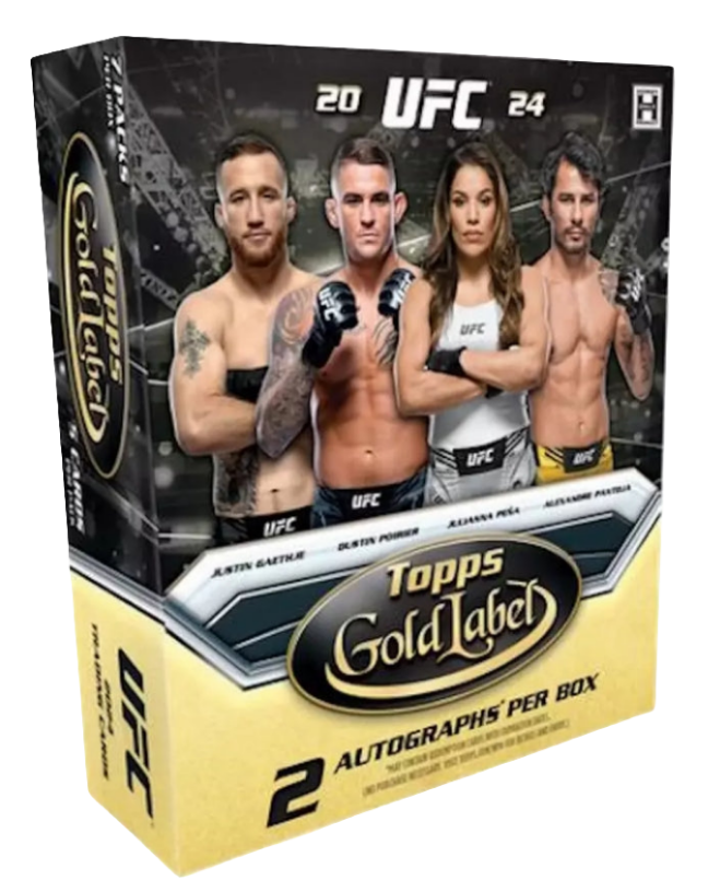 2024 TOPPS GOLD LABEL UFC HOBBY BOX - 20th December