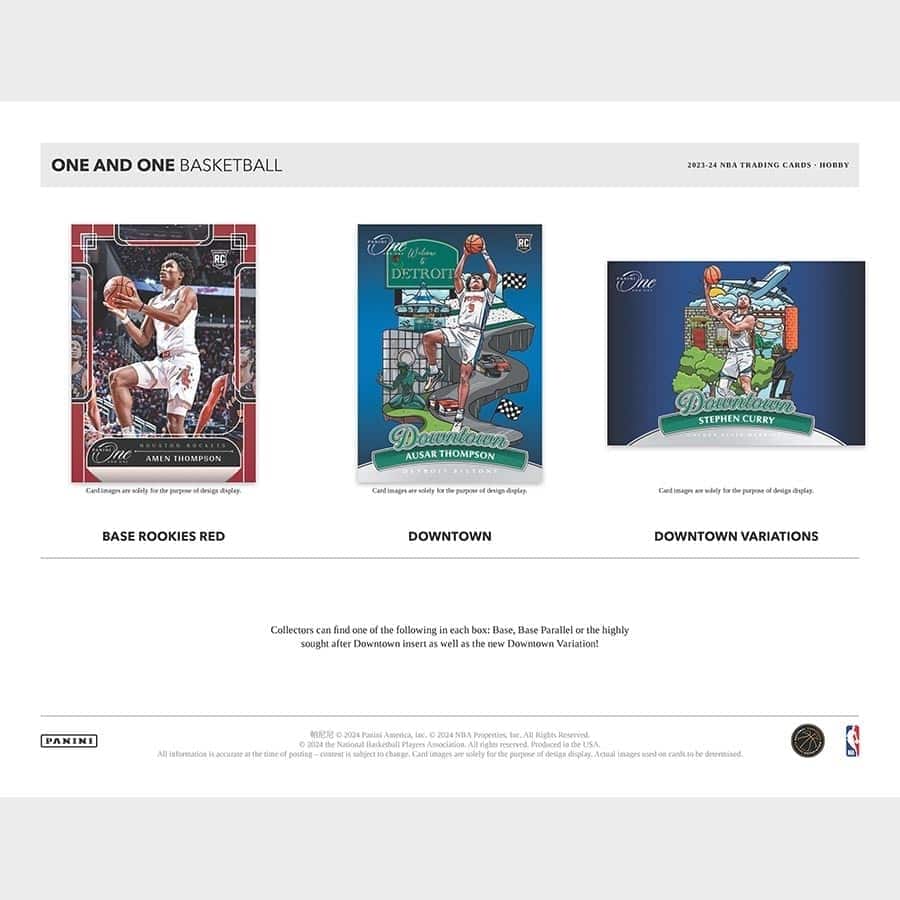 2023-24 Panini One and One Basketball Hobby Box