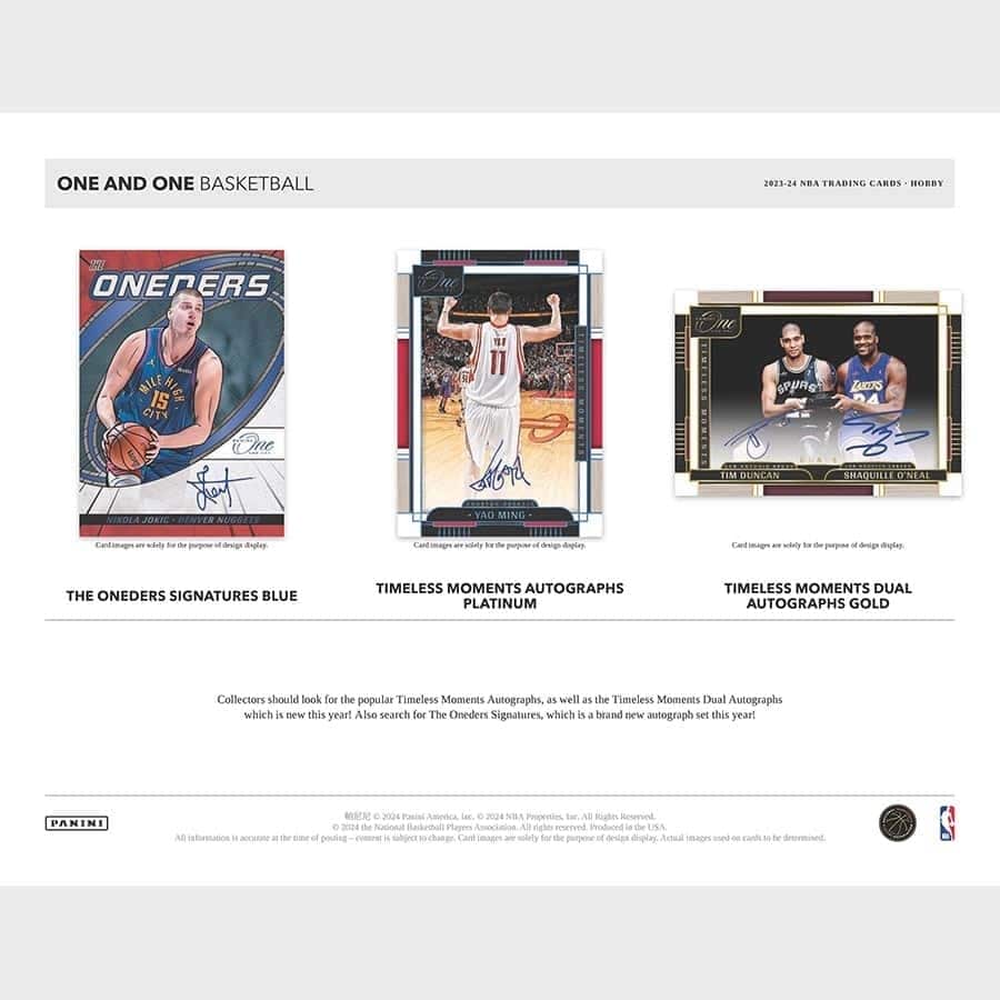 2023-24 Panini One and One Basketball Hobby Box