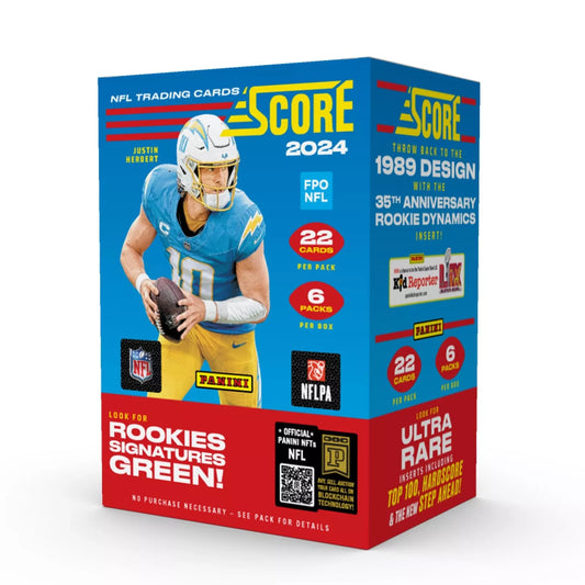 NFL 2024 Panini Score Football Blaster Box 6 Packs